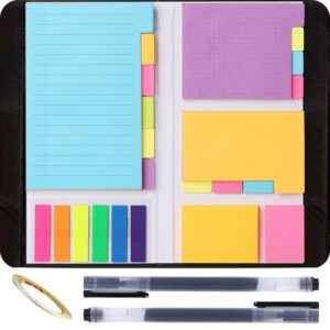 exam prep kit for students notebook sticky notes tabs